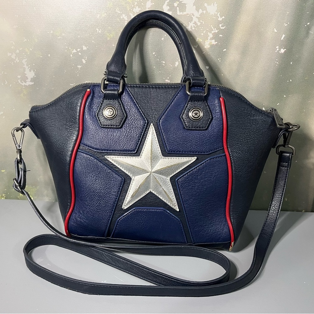 Loungefly Captain America Crossbody Purse